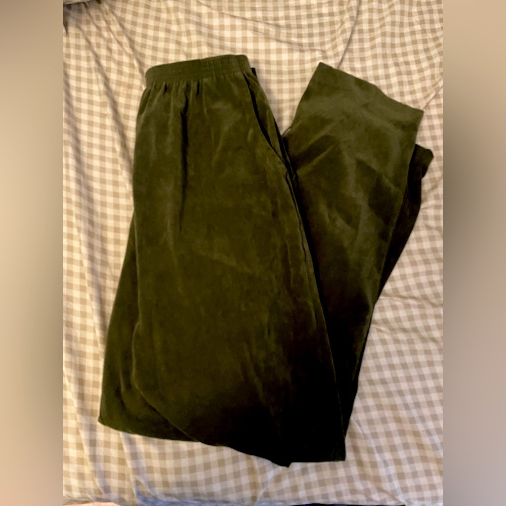 Vintage Teddi high waisted olive green trousers
